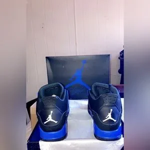 Royal blue retro 4 Air Jordan brand new never worn comes in original box w tags Jordan | Shoes | Royal Blue Retro 4 Air Jordan Brand New  main image 2